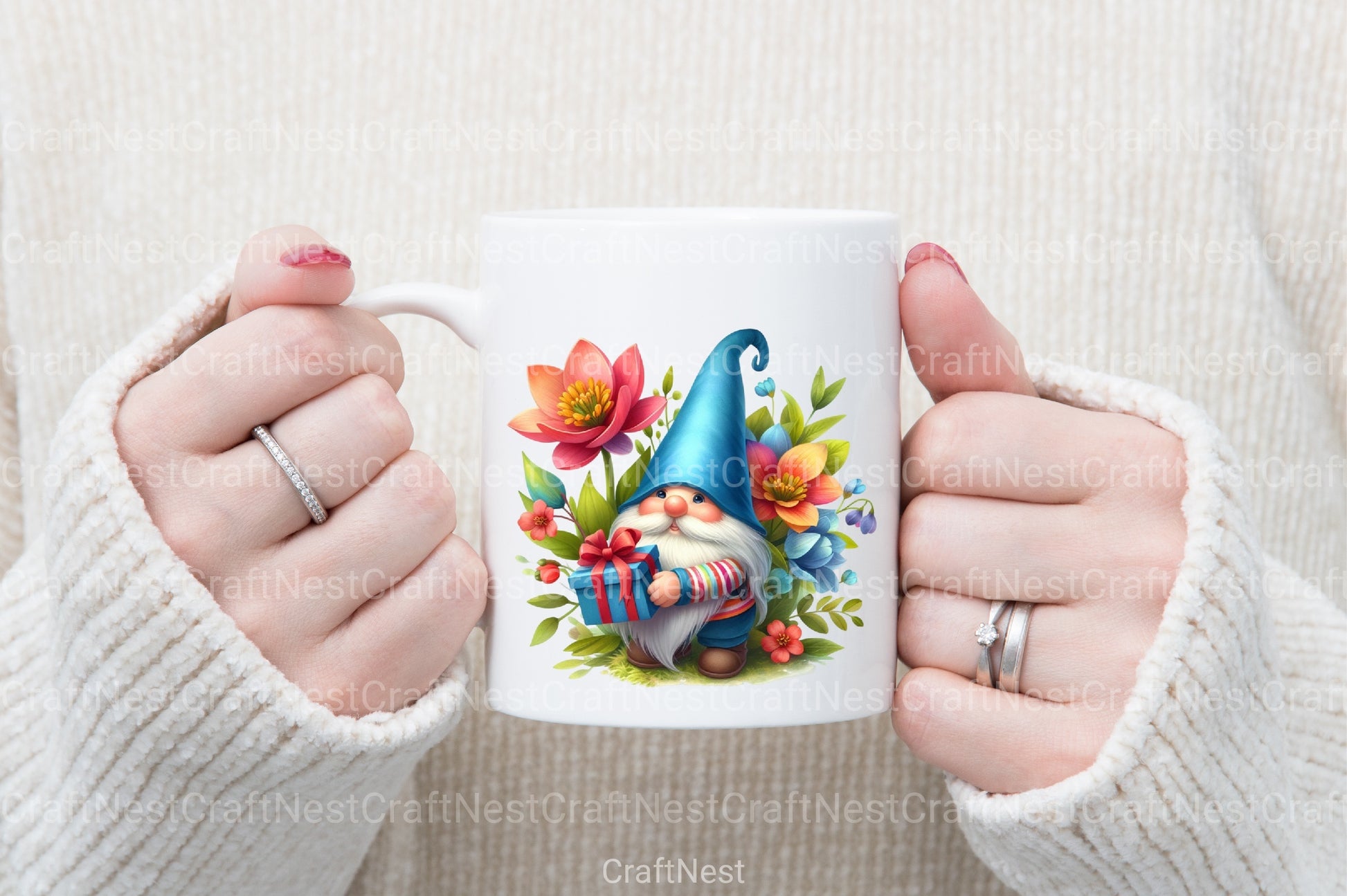 Mother's Day Gnome Clipart Bundle - CraftNest - Digital Crafting and Art