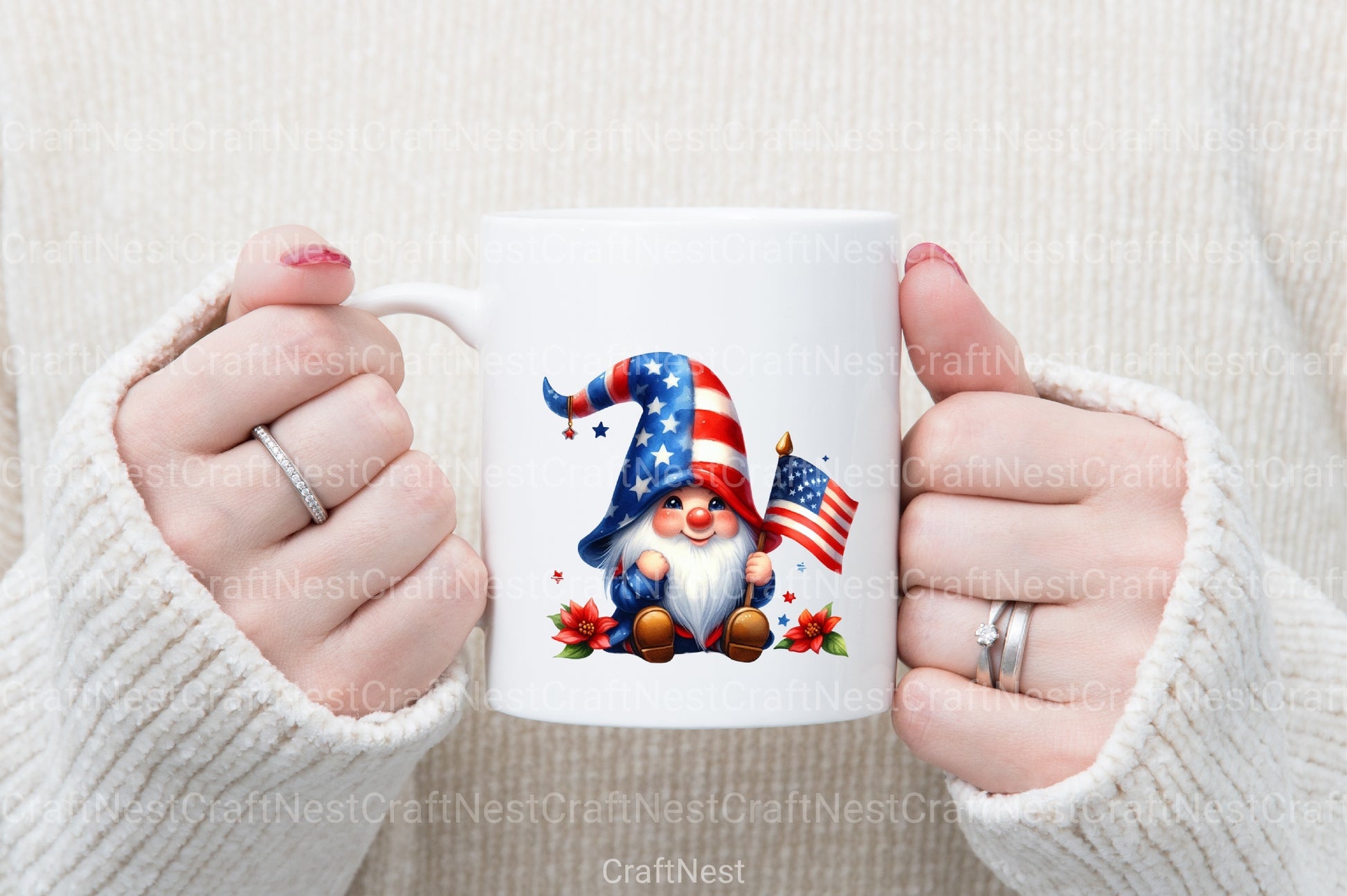 Gnome 4th of July Clipart Bundle - CraftNest - Digital Crafting and Art