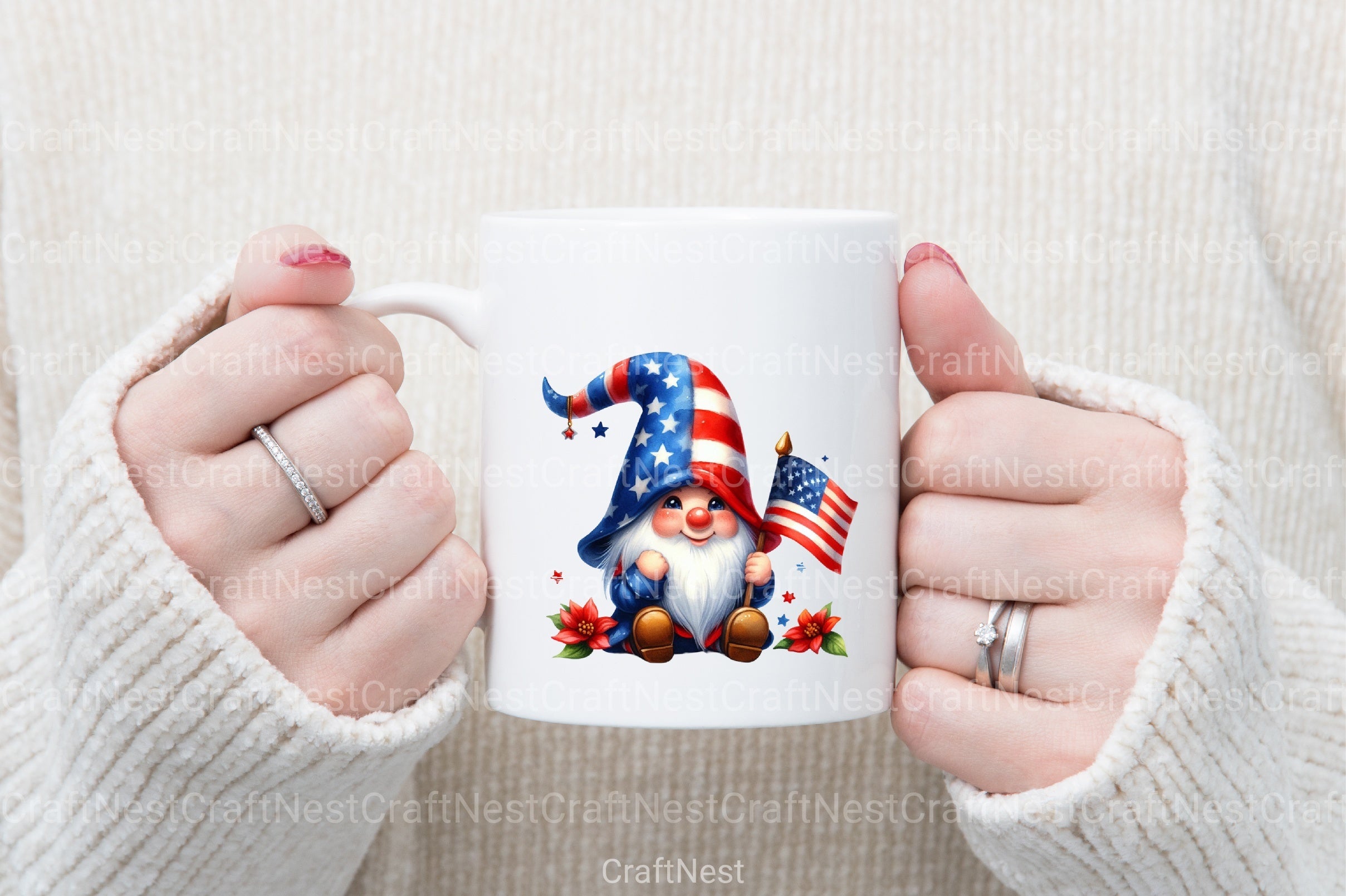 Gnome 4th of July Clipart Bundle - CraftNest - Digital Crafting and Art