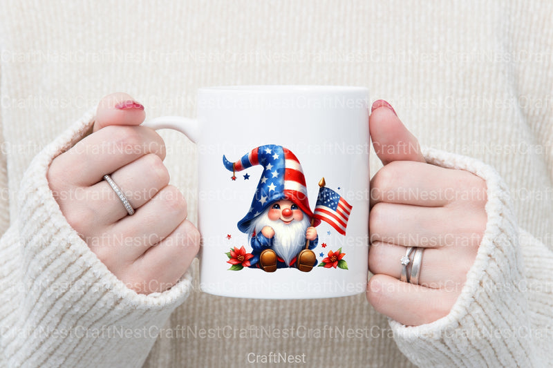 Gnome 4th of July Clipart Bundle - CraftNest - Digital Crafting and Art