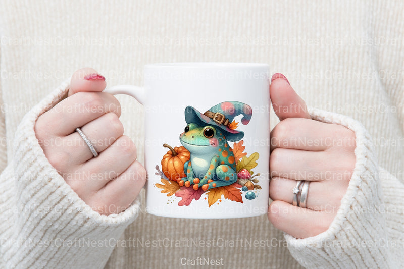 Autumn Frog Clipart Bundle 99 - CraftNest - Digital Crafting and Art