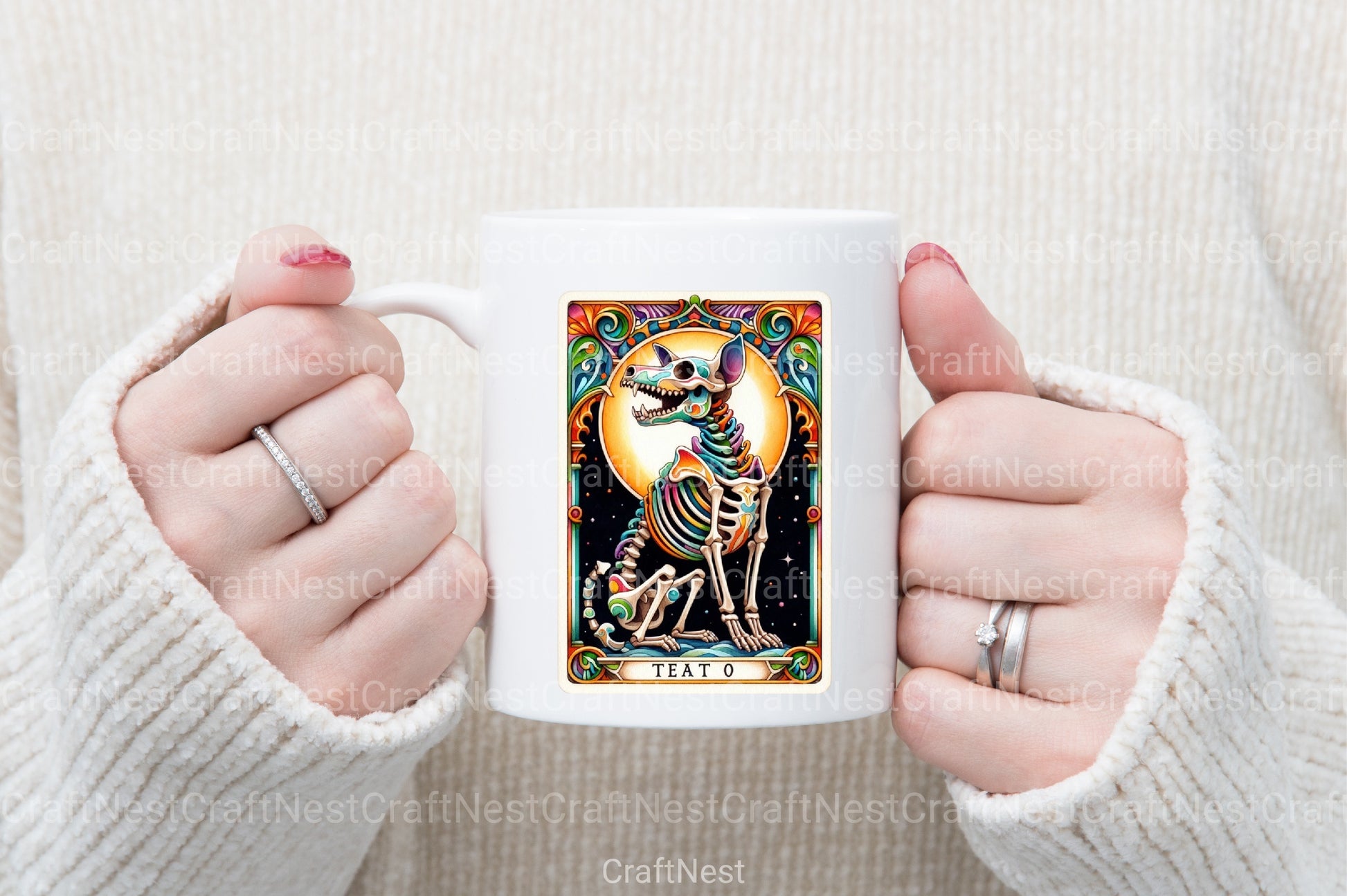 Skeleton Animal Tarot Card Clipart Bundle - CraftNest - Digital Crafting and Art