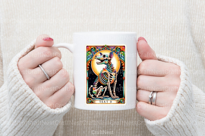 Skeleton Animal Tarot Card Clipart Bundle - CraftNest - Digital Crafting and Art