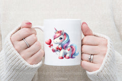 Cute Unicorn Valentine Clipart Bundle - CraftNest - Digital Crafting and Art