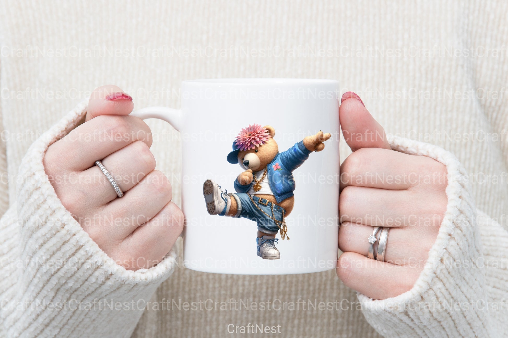 Bear Hip Hop Dancer Clipart Bundle - CraftNest - Digital Crafting and Art