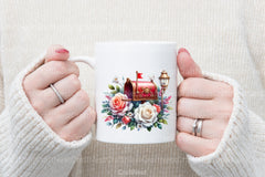 Mailbox with White Roses Clipart Bundle - CraftNest - Digital Crafting and Art