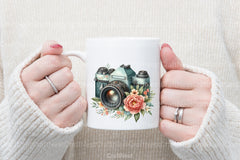 Vintage Floral Camera Clipart Bundle - CraftNest - Digital Crafting and Art