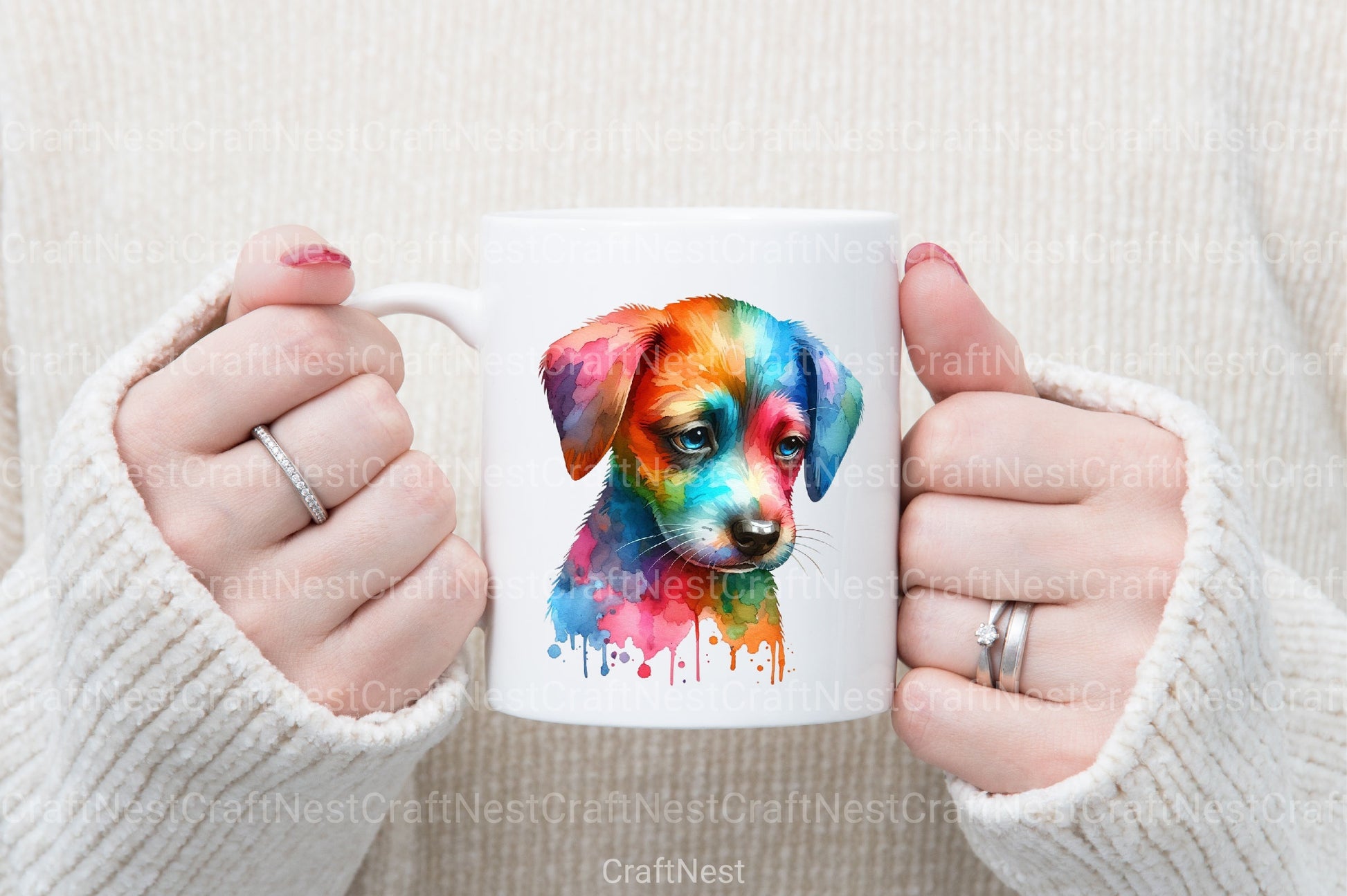 Sad Colorful Dogs Clipart Bundle - CraftNest - Digital Crafting and Art