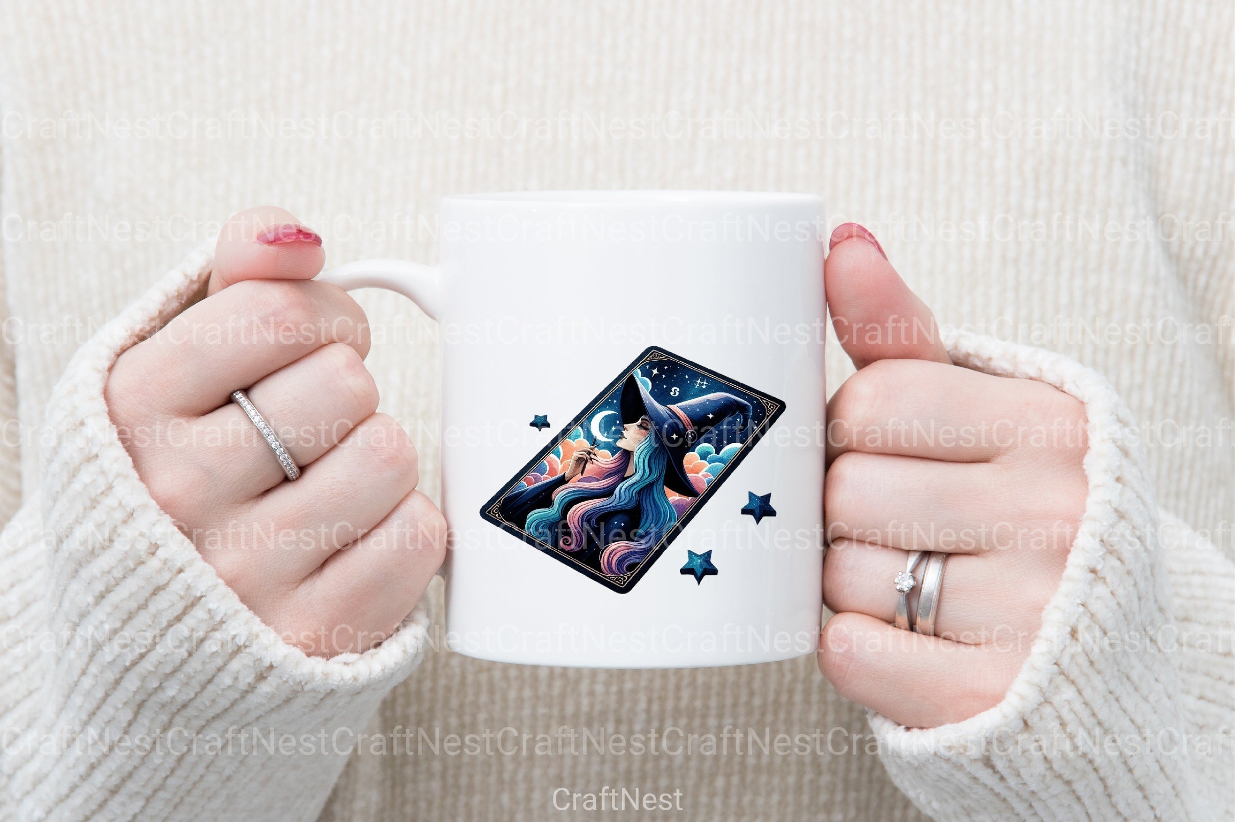 Witch Tarot Cards Clipart Bundle - CraftNest - Digital Crafting and Art