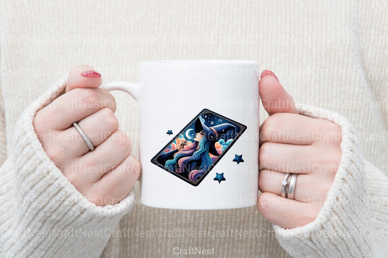 Witch Tarot Cards Clipart Bundle - CraftNest - Digital Crafting and Art