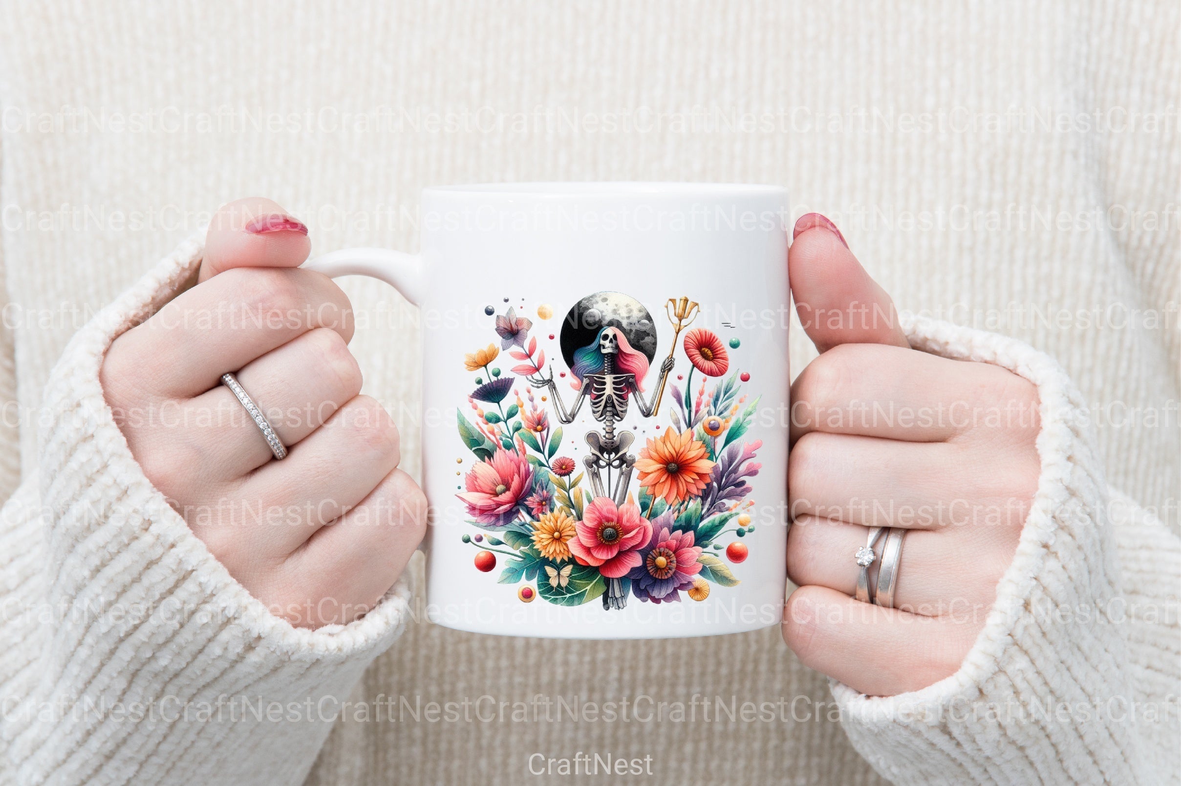 Plant Lady Tarot Card Clipart Bundle - CraftNest - Digital Crafting and Art