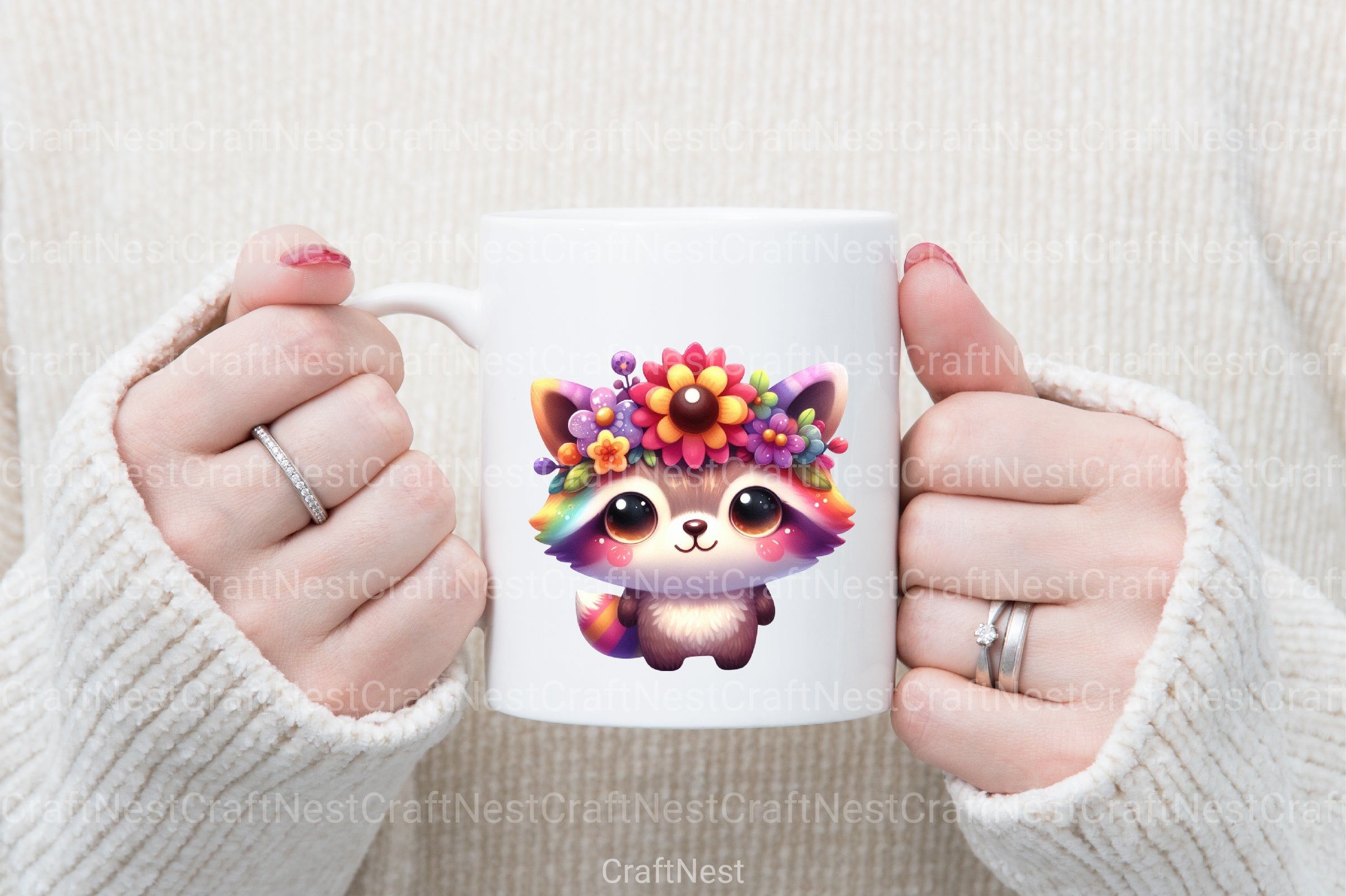 Cute Animals Stickers Clipart Bundle - CraftNest - Digital Crafting and Art