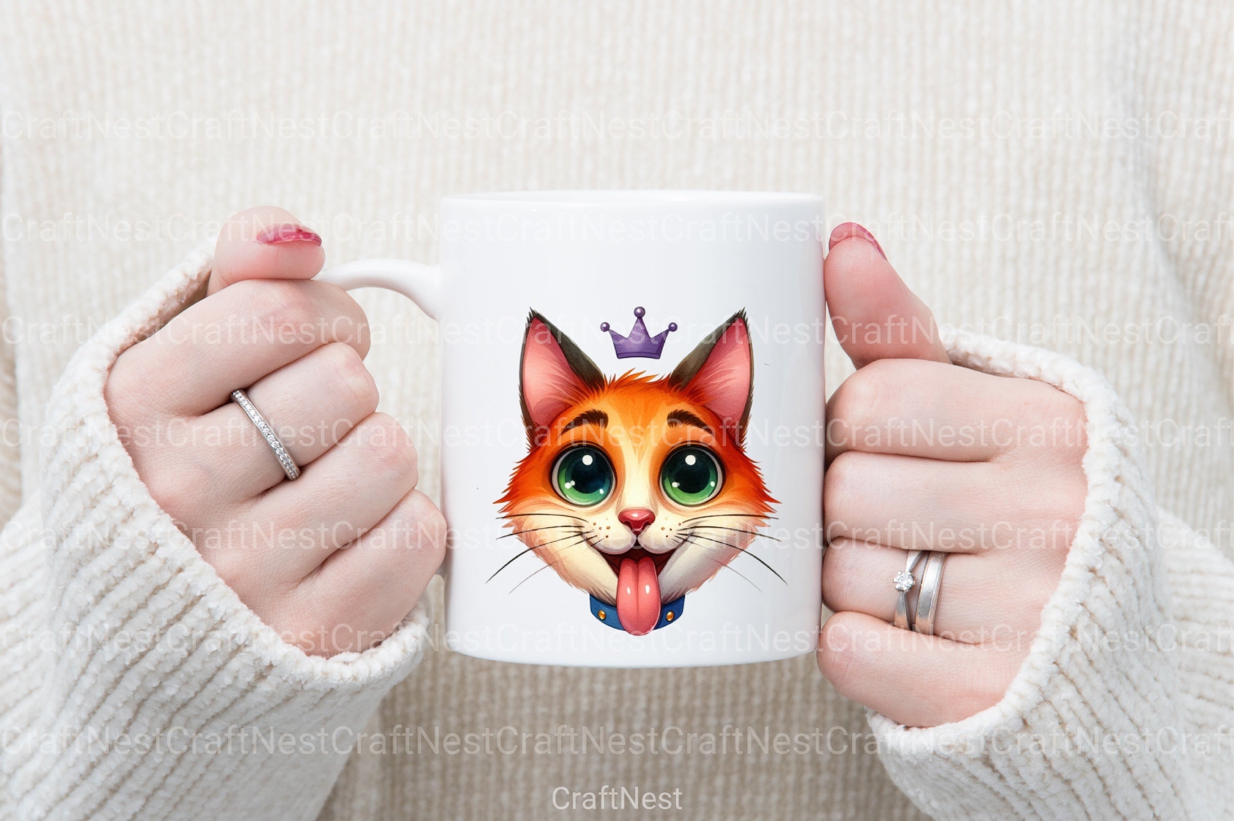 Funny Domestic Animals Face Clipart Bundle - CraftNest - Digital Crafting and Art