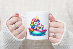 Funny Unicorn Pool Party Clipart Bundle - CraftNest - Digital Crafting and Art