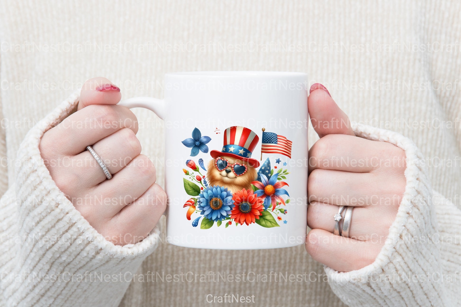 4th of July Animals Clipart Bundle - CraftNest - Digital Crafting and Art