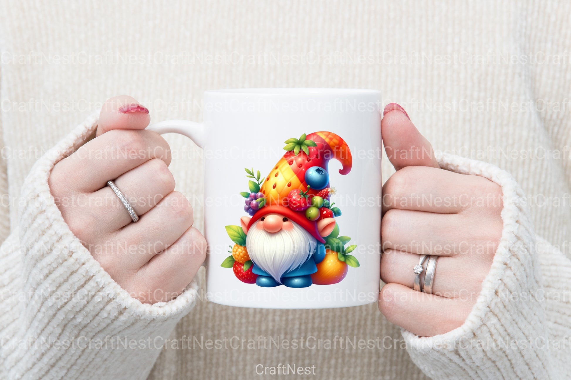 Fruit Gnomes Clipart Bundle - CraftNest - Digital Crafting and Art