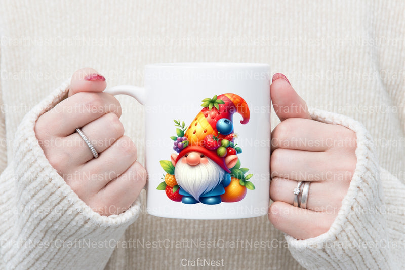 Fruit Gnomes Clipart Bundle - CraftNest - Digital Crafting and Art