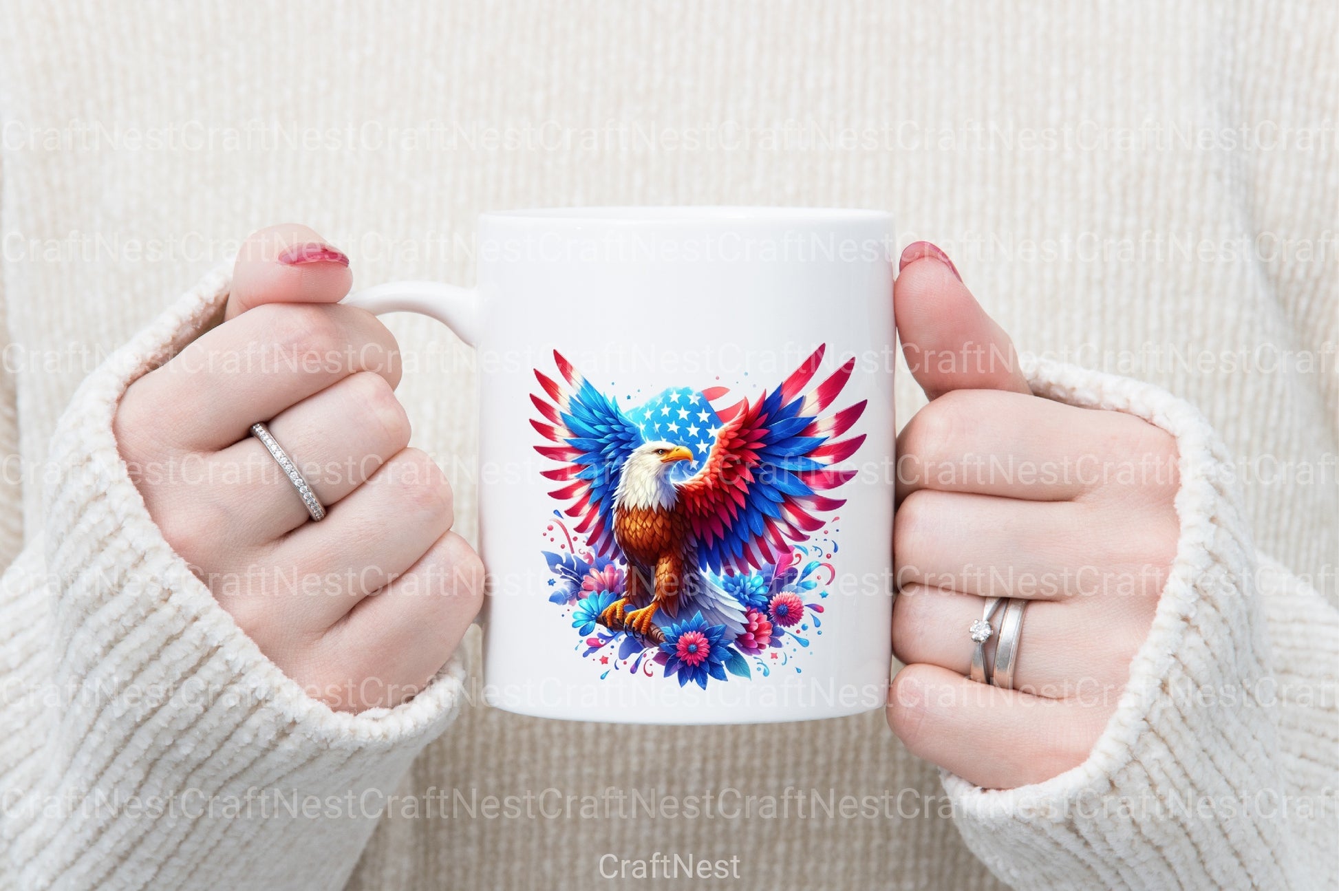 4th of July American Eagle Clipart Bundle - CraftNest - Digital Crafting and Art