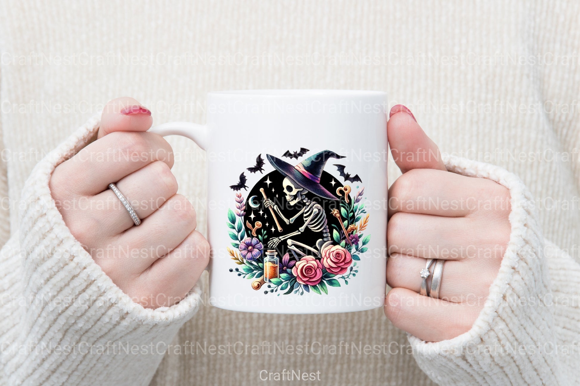 Salty Witch Tarot Halloween Clipart Bundle - CraftNest - Digital Crafting and Art