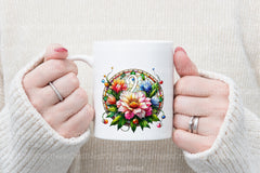 Stained Glass Birth Month Flowers Clipart Bundle - CraftNest - Digital Crafting and Art