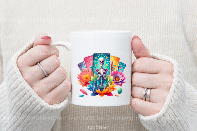 Skeletons in Careers Tarot Card Clipart Bundle - CraftNest - Digital Crafting and Art