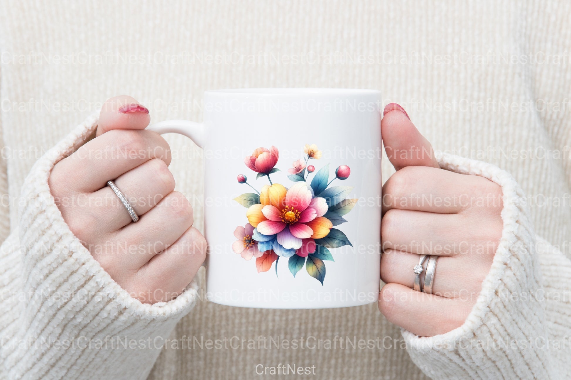 Flowers Clipart Bundle 1 - CraftNest - Digital Crafting and Art