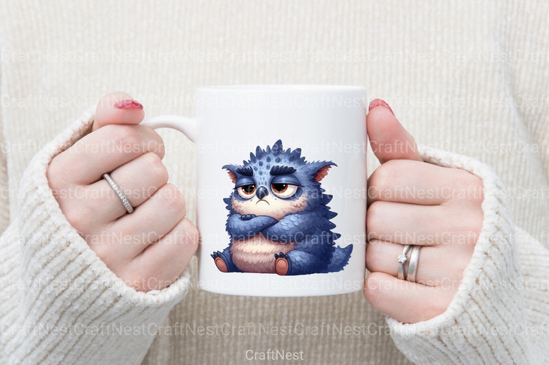 Funny Grumpy Animals Clipart Bundle 99 - CraftNest - Digital Crafting and Art