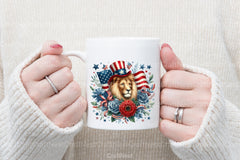 4th of July Patriotic Lion Clipart Bundle - CraftNest - Digital Crafting and Art