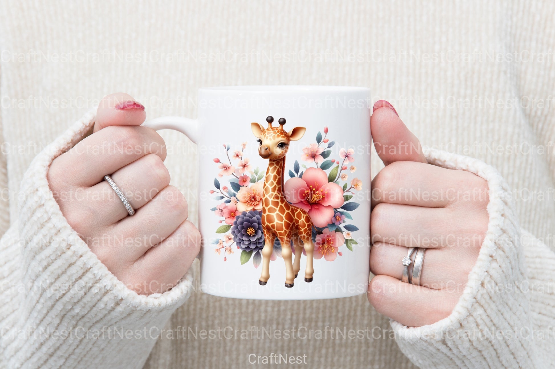 Cute Giraffe Clipart Bundle 11 - CraftNest - Digital Crafting and Art