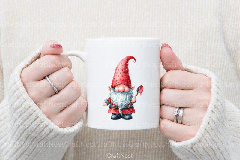 Strawberry Gnomes Clipart Bundle - CraftNest - Digital Crafting and Art