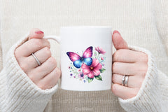 Coquette Pink Butterfly Clipart Bundle 3 - CraftNest - Digital Crafting and Art