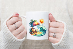 Retro Beach Clipart Bundle - CraftNest - Digital Crafting and Art