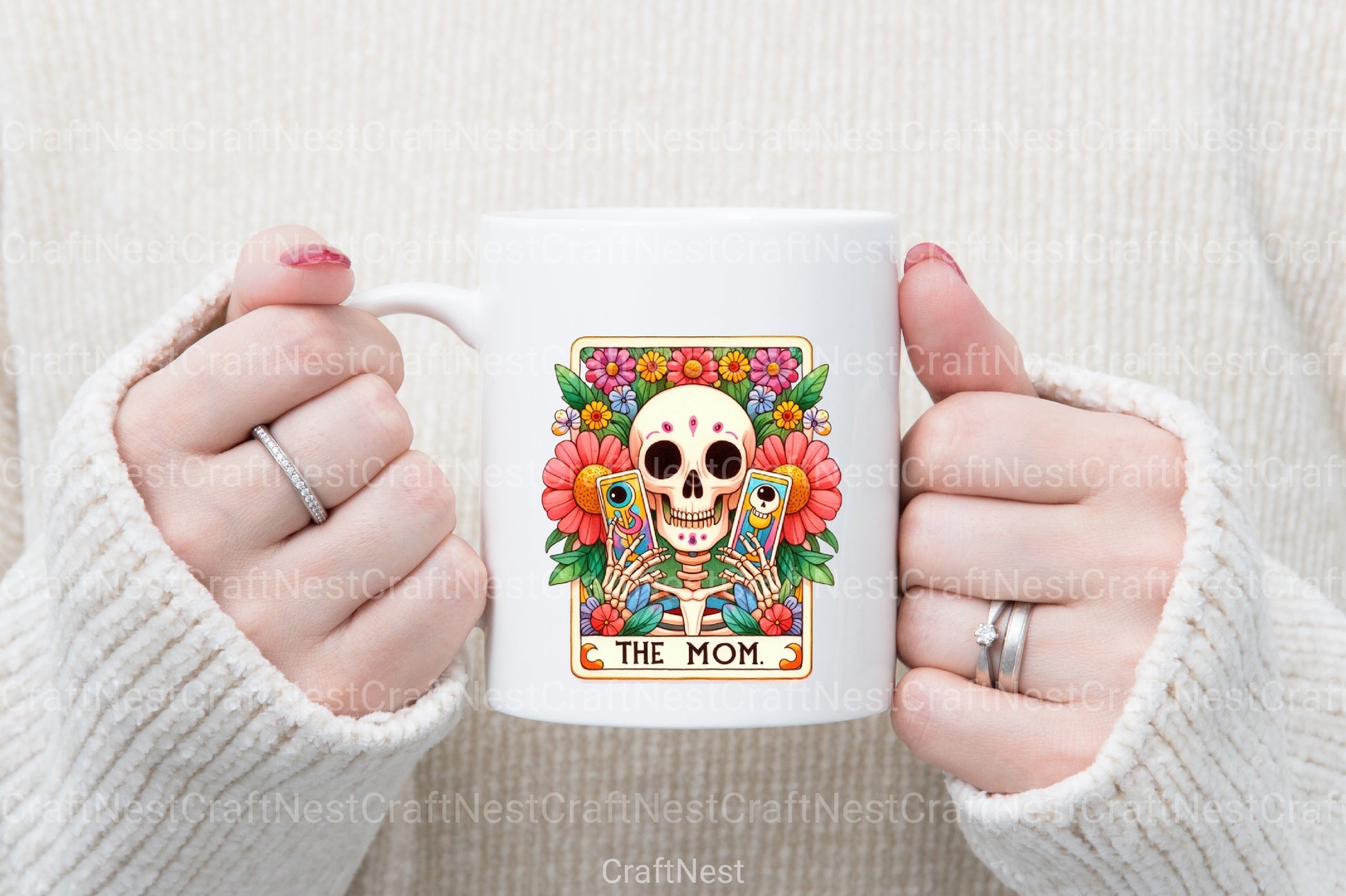 The Mom Funny Tarot Card Clipart Bundle - CraftNest - Digital Crafting and Art