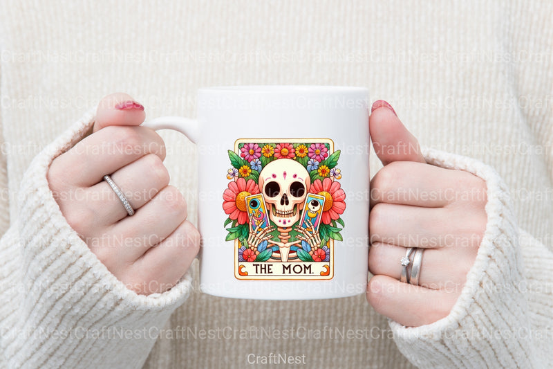 The Mom Funny Tarot Card Clipart Bundle - CraftNest - Digital Crafting and Art