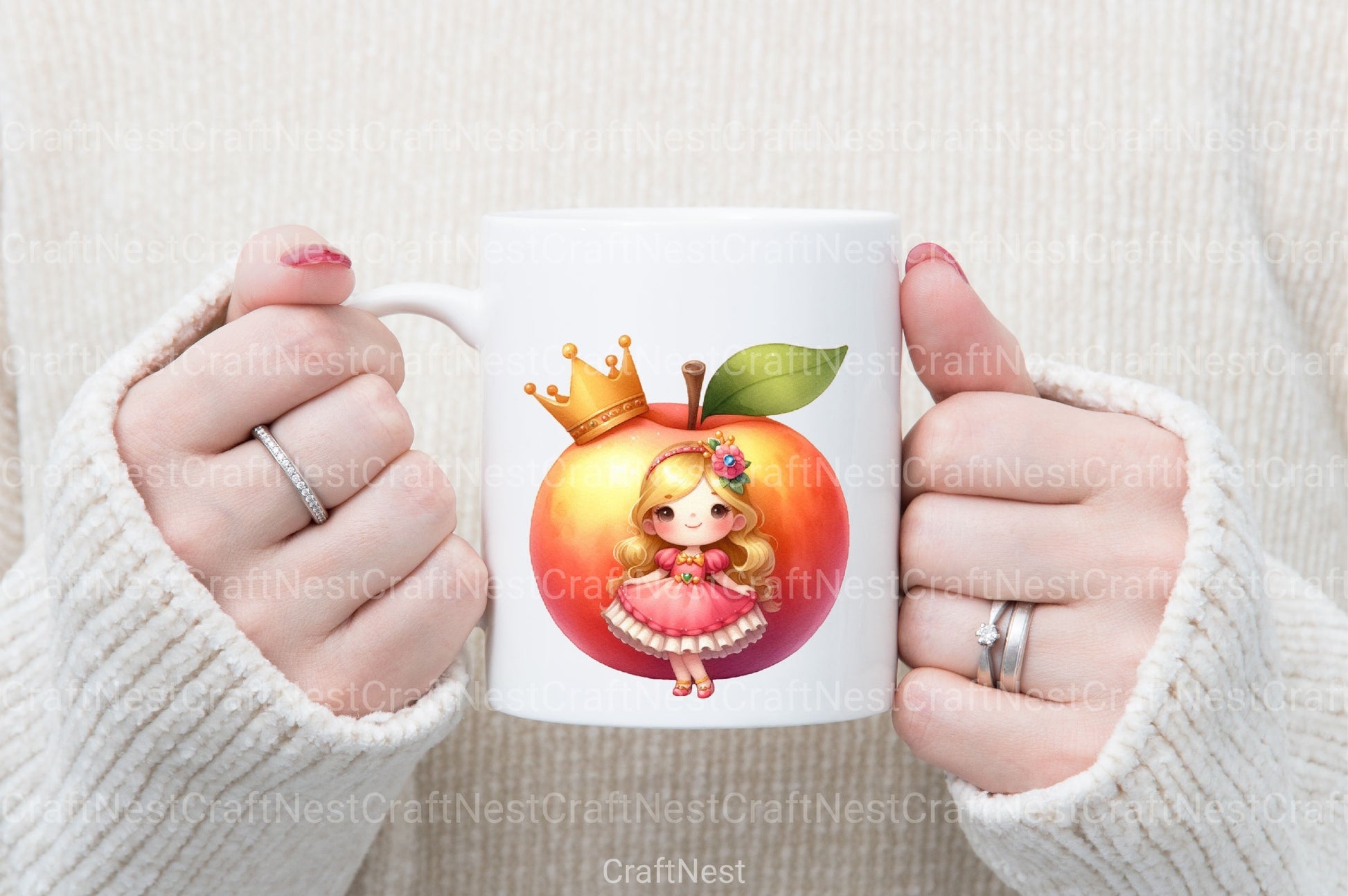 Fruits Little Princess Clipart Bundle - CraftNest - Digital Crafting and Art