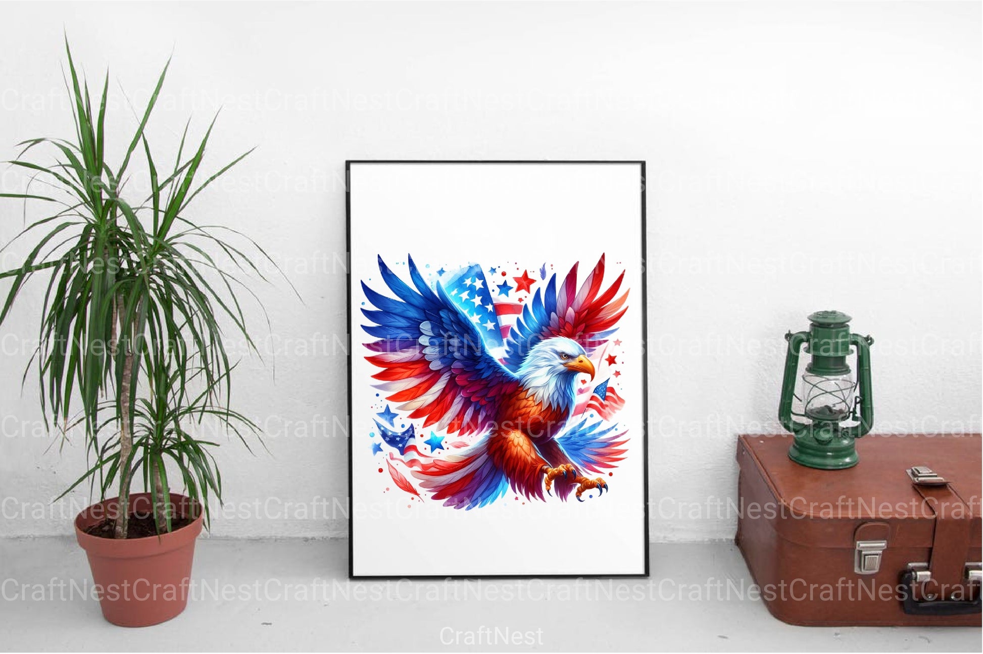 4th of July American Eagle Clipart Bundle - CraftNest - Digital Crafting and Art