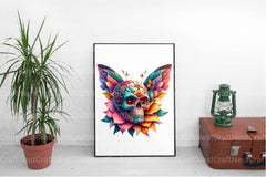 Butterfly Flower Skull Clipart Bundle - CraftNest - Digital Crafting and Art