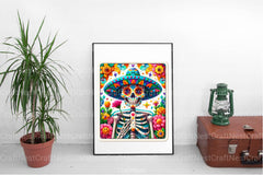 Funny Skeleton Tarot Card Clipart Bundle 8 - CraftNest - Digital Crafting and Art