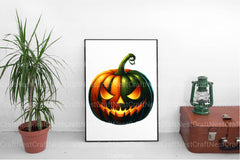 Horror Pumpkin Clipart Bundle 77 - CraftNest - Digital Crafting and Art