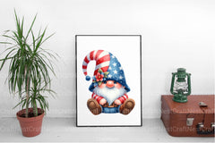 Gnome 4th of July Clipart Bundle - CraftNest - Digital Crafting and Art