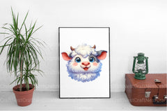 Funny Domestic Animals Face Clipart Bundle - CraftNest - Digital Crafting and Art