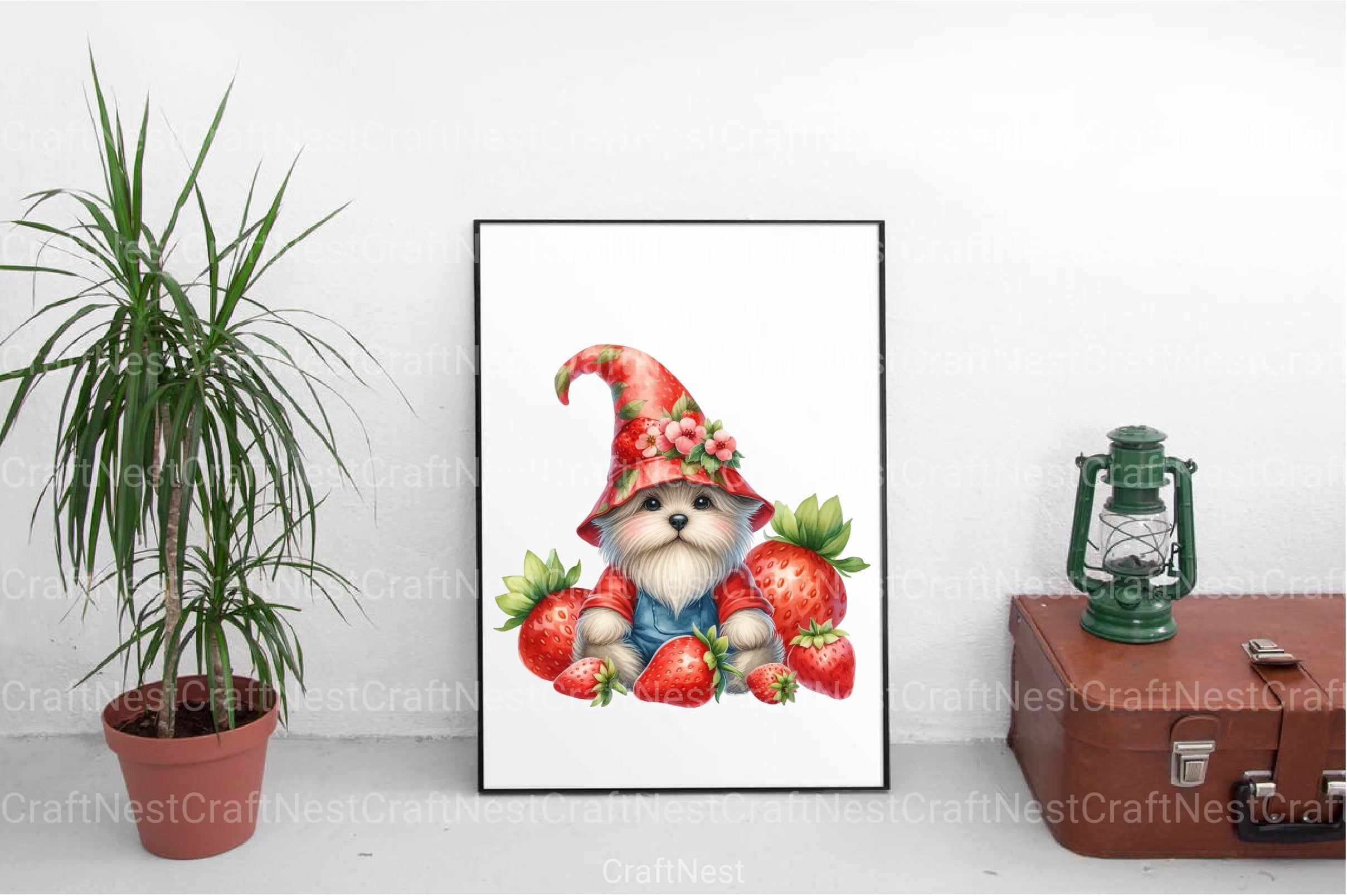 Fruit Dog Gnome Clipart Bundle - CraftNest - Digital Crafting and Art