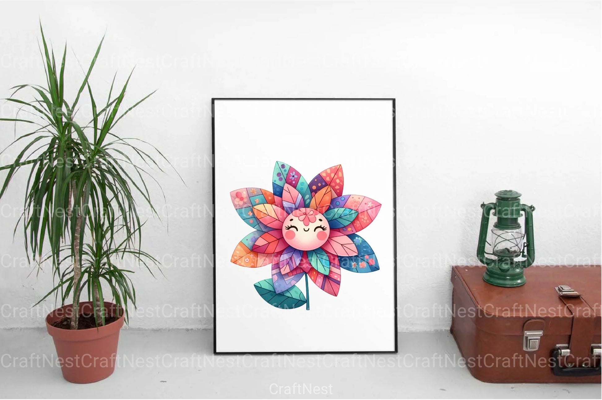 Kawaii Patchwork Clipart Bundle - CraftNest - Digital Crafting and Art