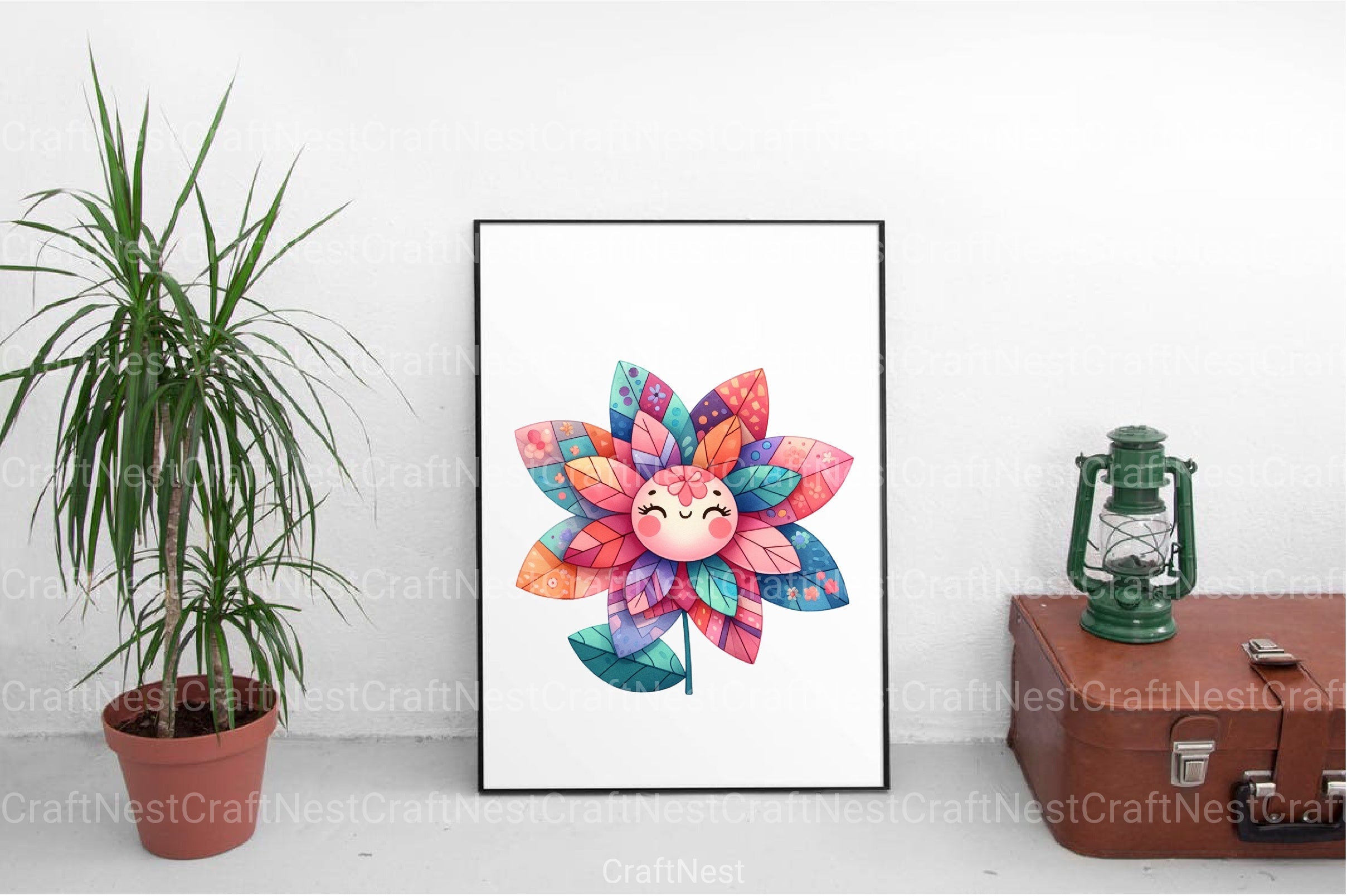 Kawaii Patchwork Clipart Bundle - CraftNest - Digital Crafting and Art