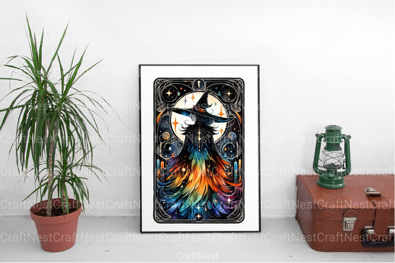 Witch Tarot Cards Clipart Bundle - CraftNest - Digital Crafting and Art