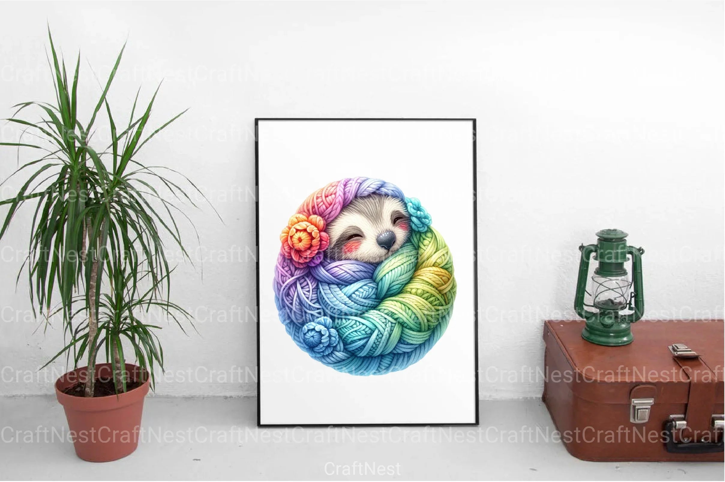 Crochet Floral Animals Clipart Bundle - CraftNest - Digital Crafting and Art