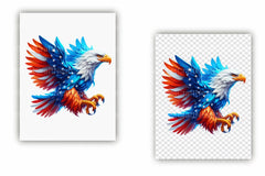 4th of July American Eagle Clipart Bundle - CraftNest - Digital Crafting and Art