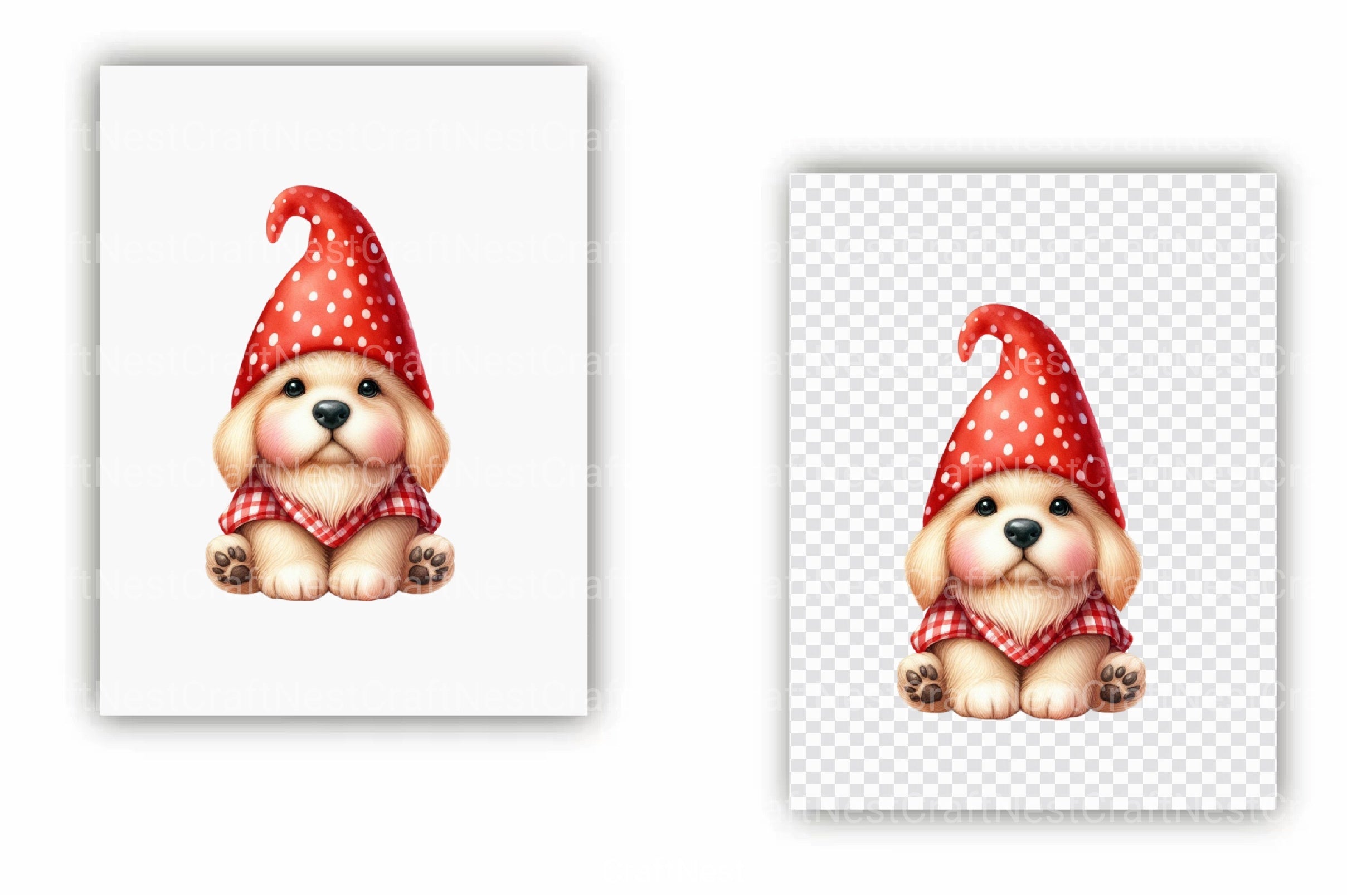 Fruit Dog Gnome Clipart Bundle - CraftNest - Digital Crafting and Art