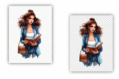 Black Women Clipart Bundle - CraftNest - Digital Crafting and Art