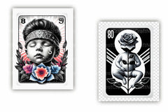 80s Baby Tarot Card Clipart Bundle for Gen X - CraftNest - Digital Crafting and Art